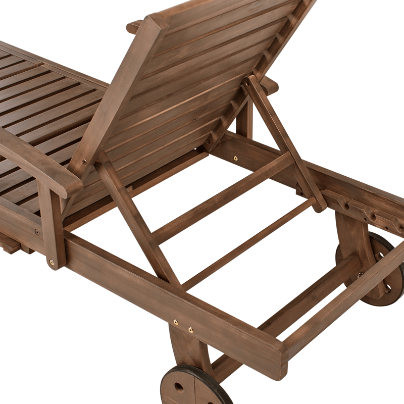 Aurinkotuoli ulos Amantea akaasiapuu - Ruskea - Puutarhakalusteet - Puutarhatuoli - Aurinkosänky & aurinkovaunu