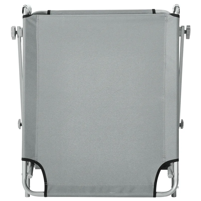 Aurinkotuoli ulos Foligno Teräs - Harmaa/Hopea - Puutarhakalusteet - Puutarhatuoli - Aurinkosänky & aurinkovaunu