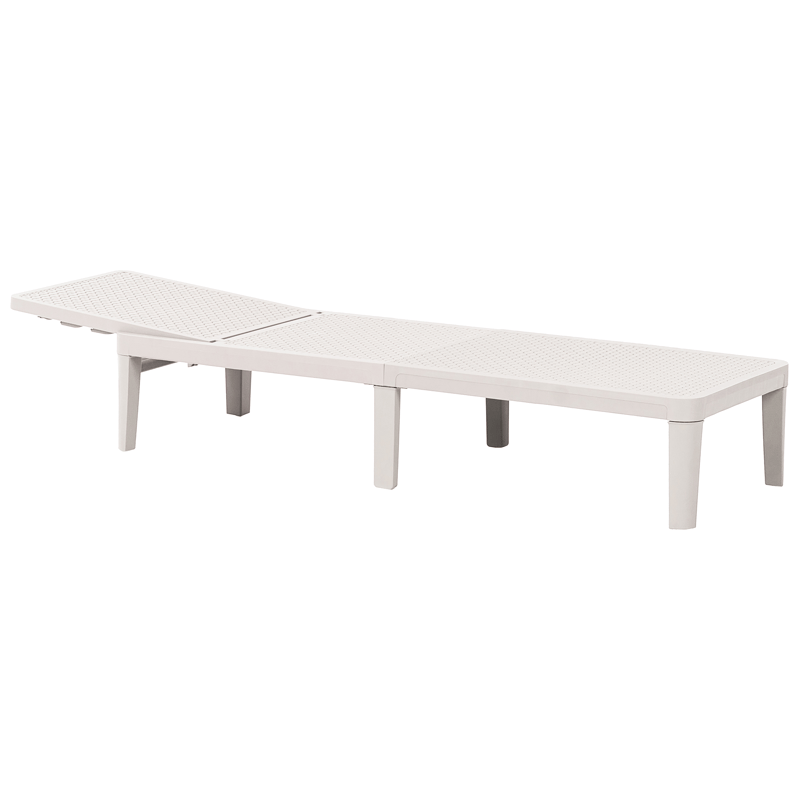 Aurinkotuoli ulos Ossimo - Harmaa - Puutarhakalusteet - Puutarhatuoli - Aurinkotuoli