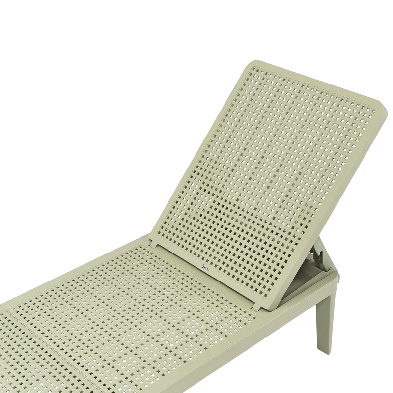 Aurinkotuoli ulos Ossimo - Vihreä - Puutarhakalusteet - Puutarhatuoli - Aurinkotuoli