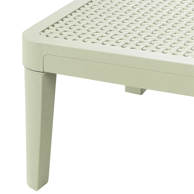 Aurinkotuoli ulos Ossimo - Vihreä - Puutarhakalusteet - Puutarhatuoli - Aurinkotuoli