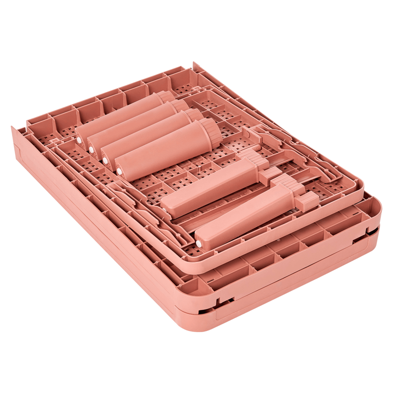 Aurinkotuoli ulos Ossimo - Punainen - Puutarhakalusteet - Puutarhatuoli - Aurinkotuoli