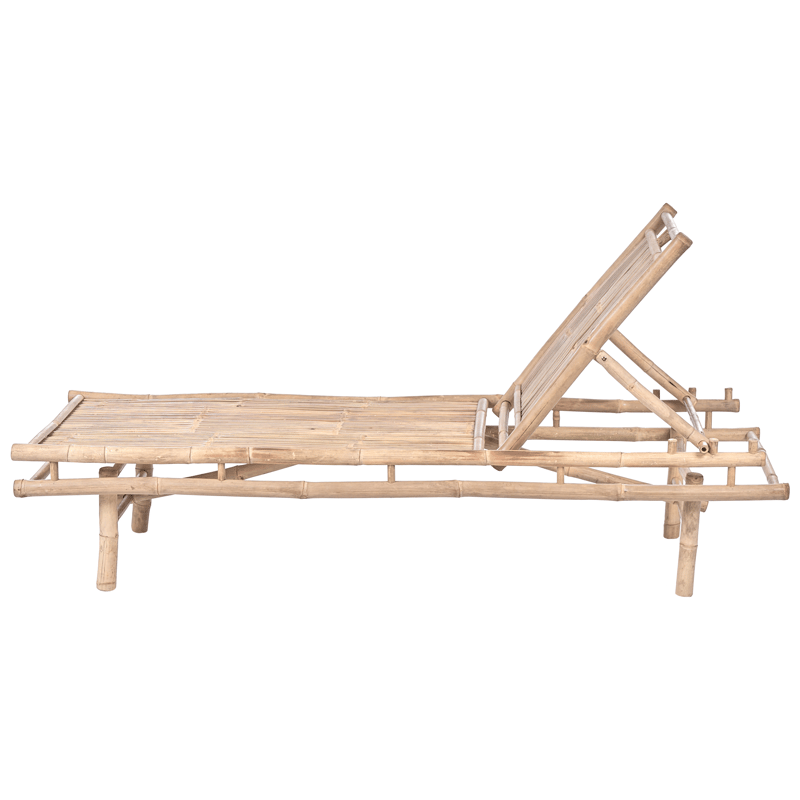 Aurinkotuoli ulos Sulmona bambupuu - Ruskea - Puutarhakalusteet - Puutarhatuoli - Aurinkosänky & aurinkovaunu