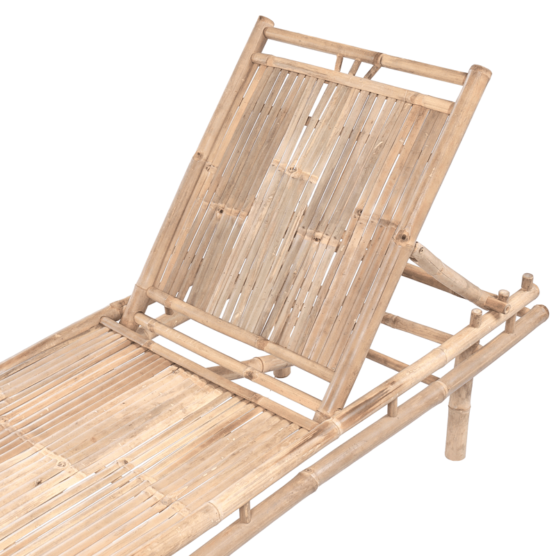 Aurinkotuoli ulos Sulmona bambupuu - Ruskea - Puutarhakalusteet - Puutarhatuoli - Aurinkosänky & aurinkovaunu