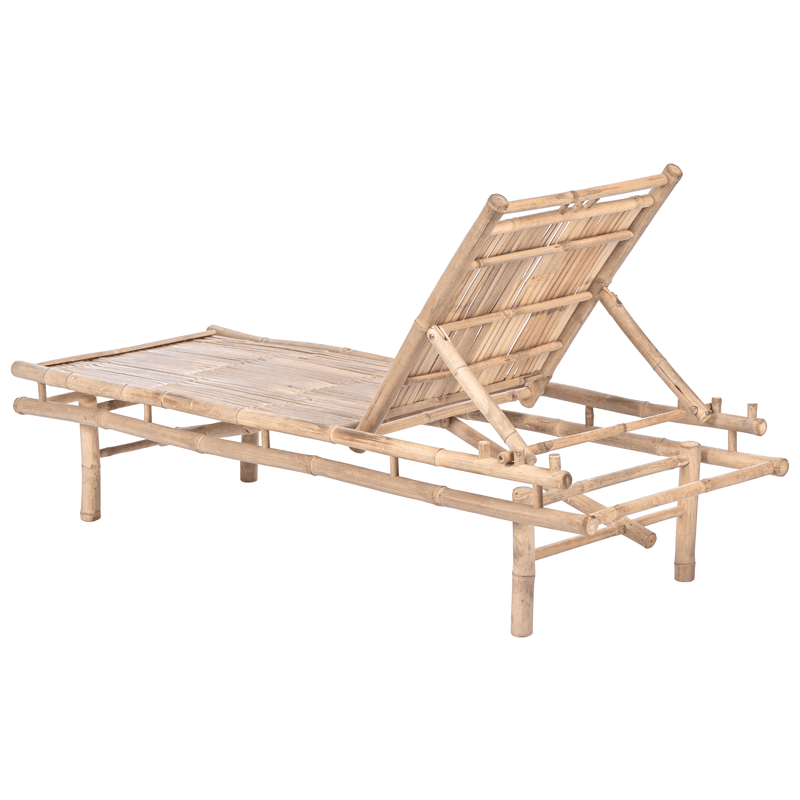 Aurinkotuoli ulos Sulmona bambupuu - Ruskea - Puutarhakalusteet - Puutarhatuoli - Aurinkosänky & aurinkovaunu