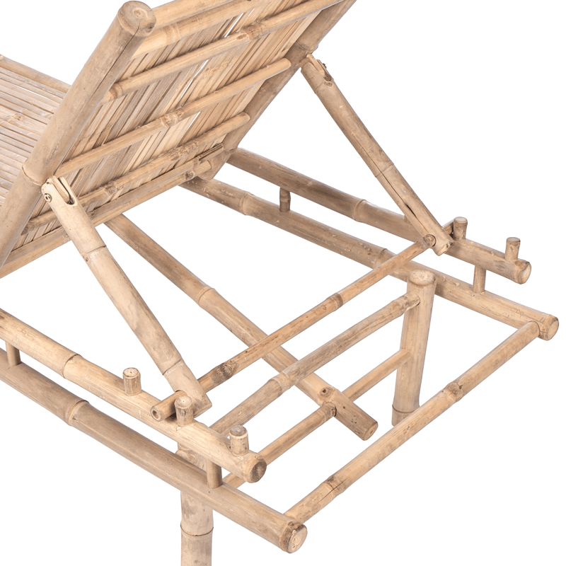 Aurinkotuoli ulos Sulmona bambupuu - Ruskea - Puutarhakalusteet - Puutarhatuoli - Aurinkosänky & aurinkovaunu