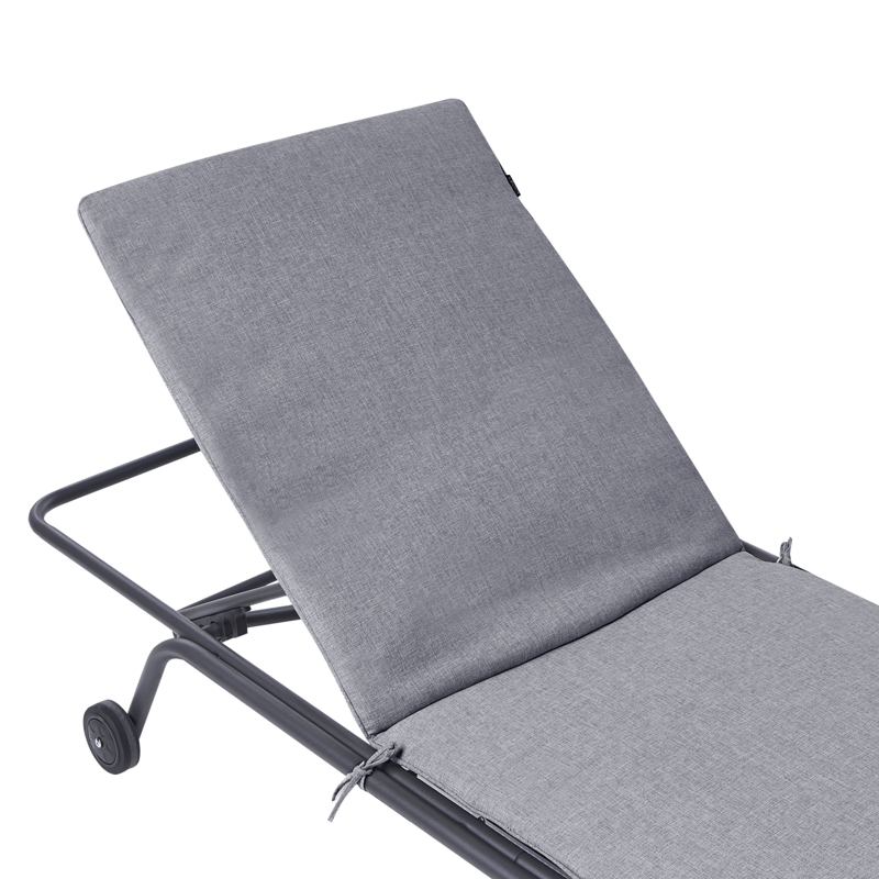 Aurinkotuoli ulos Volterra Teräs - Harmaa - Puutarhakalusteet - Puutarhatuoli - Aurinkosänky & aurinkovaunu