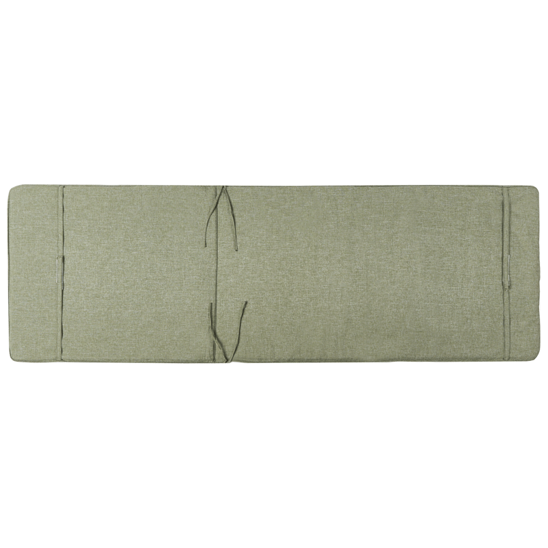 Aurinkotuoli ulos Volterra Teräs - Vihreä/Harmaa - Puutarhakalusteet - Puutarhatuoli - Aurinkosänky & aurinkovaunu