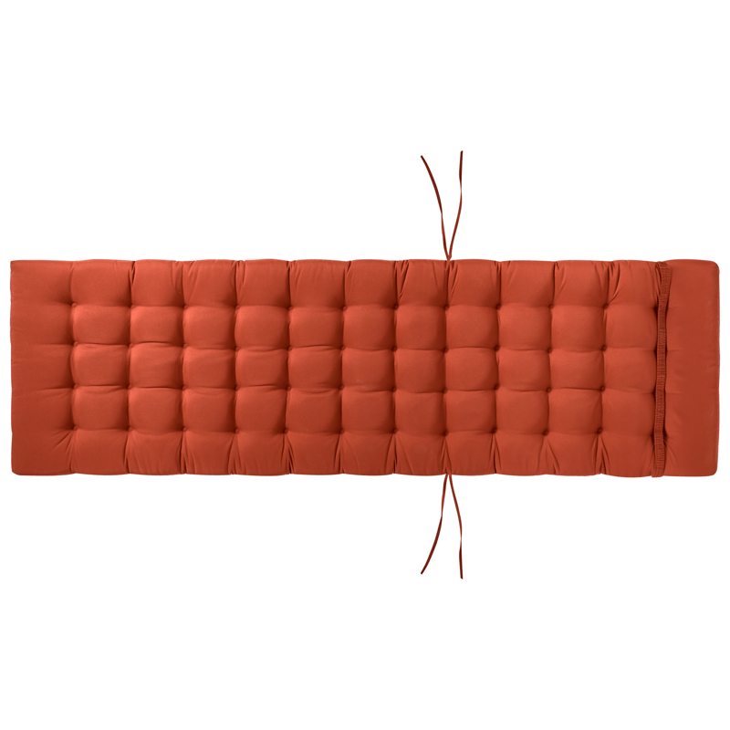 Aurinkotuoli ulos pehmusteella Cesana Premium akaasiapuu - Ruskea/punainen - Puutarhakalusteet - Puutarhatuoli - Aurinkosänky & aurinkovaunu