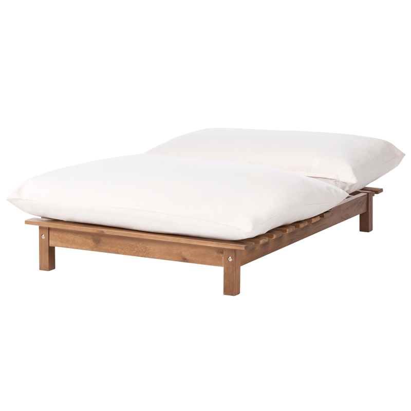 Aurinkotuoli ulos pehmusteella Suno akaasiapuu - Ruskea/Beige - Puutarhakalusteet - Puutarhatuoli - Aurinkotuoli