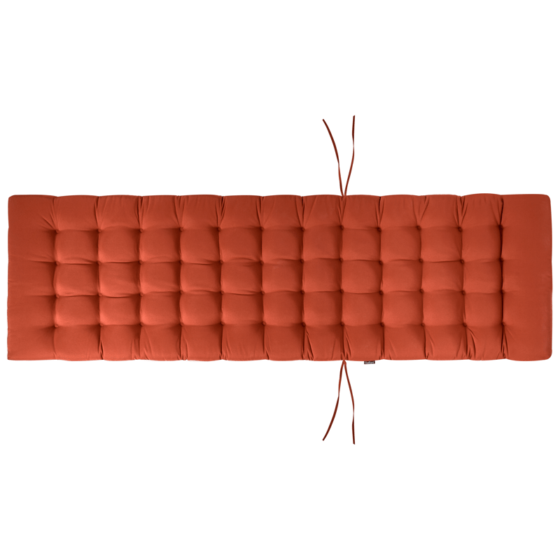 Aurinkotuoli ulos pehmusteella Cesana Premium akaasiapuu - Ruskea/punainen - Puutarhakalusteet - Puutarhatuoli - Aurinkosänky & aurinkovaunu