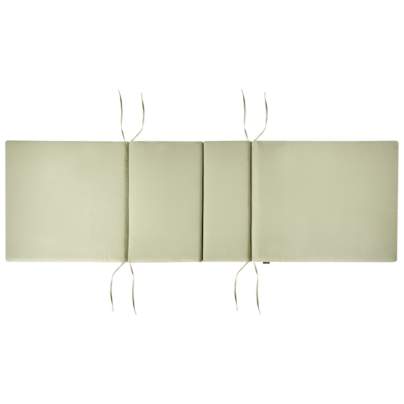 Aurinkotuoli ulos pehmusteella Amantea Premium II akaasiapuu - Ruskea/Vihreä - Puutarhakalusteet - Puutarhatuoli - Aurinkosänky & aurinkovaunu