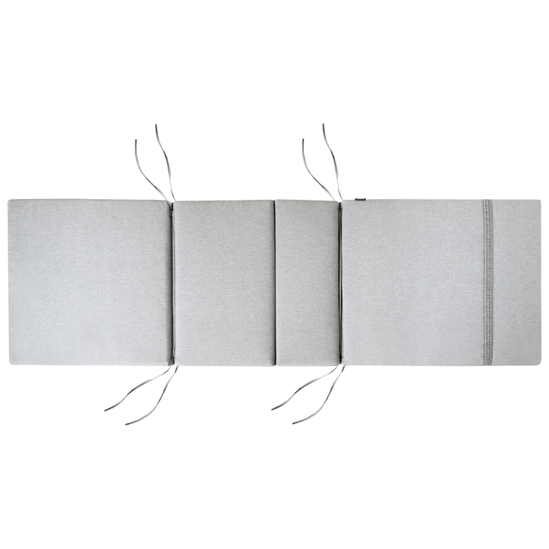 Aurinkotuoli ulos pehmusteella Amantea Premium II akaasiapuu - Ruskea/Harmaa - Puutarhakalusteet - Puutarhatuoli - Aurinkosänky & aurinkovaunu