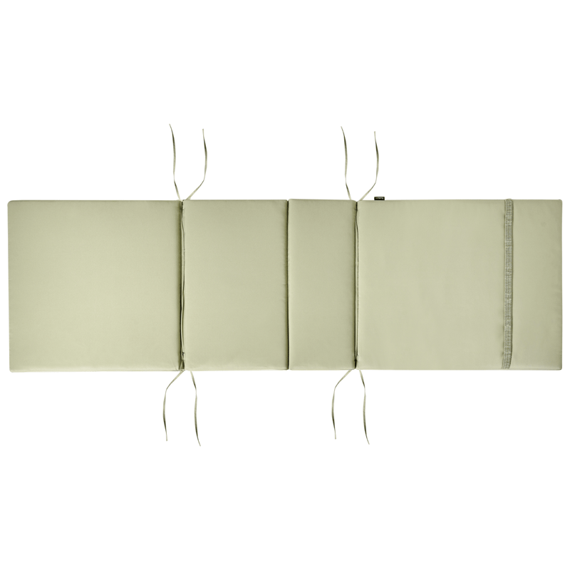 Aurinkotuoli ulos pehmusteella Amantea Premium II akaasiapuu - Ruskea/Vihreä - Puutarhakalusteet - Puutarhatuoli - Aurinkosänky & aurinkovaunu