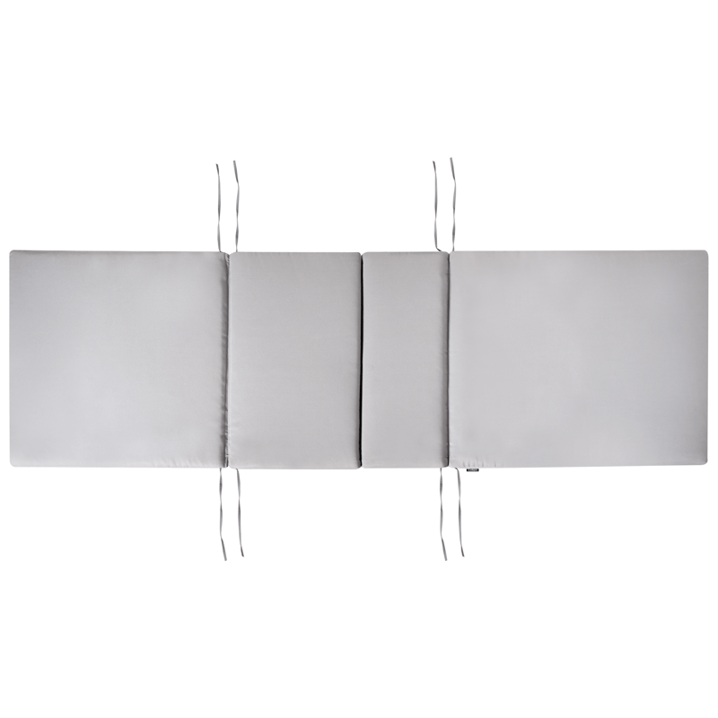 Aurinkotuoli ulos pehmusteella Amantea Premium II akaasiapuu - Ruskea/Harmaa - Puutarhakalusteet - Puutarhatuoli - Aurinkosänky & aurinkovaunu