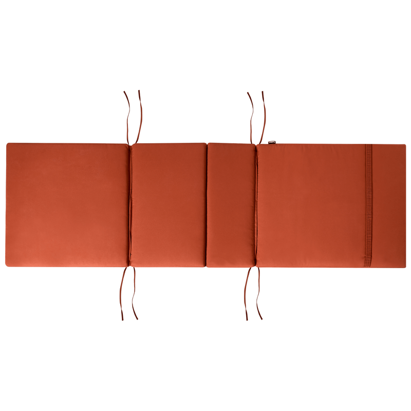 Aurinkotuoli ulos pehmusteella Java Premium akaasiapuu - Ruskea/punainen - Puutarhakalusteet - Puutarhatuoli - Aurinkosänky & aurinkovaunu