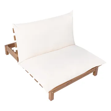 Aurinkotuoli ulos pehmusteella Suno akaasiapuu - Ruskea/Beige - Puutarhakalusteet - Puutarhatuoli - Aurinkotuoli