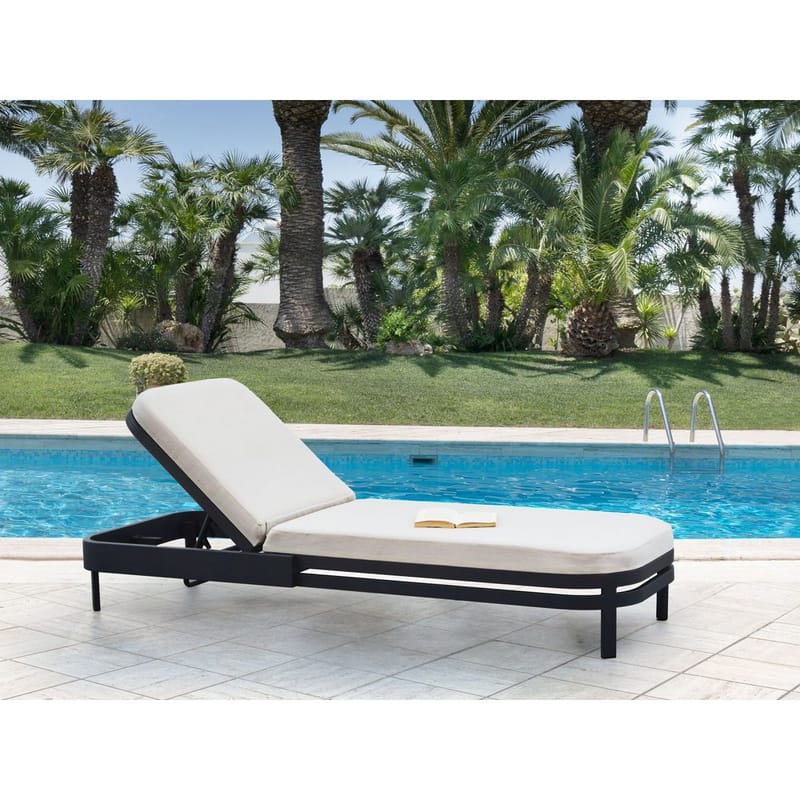 Aurinkotuoli pehmusteella Nettuno - Puutarhakalusteet - Puutarhatuoli - Aurinkotuoli