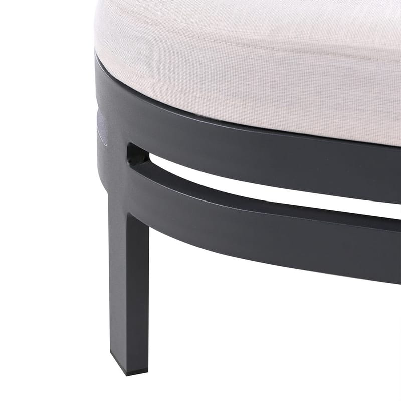 Aurinkotuoli pehmusteella Nettuno - Puutarhakalusteet - Puutarhatuoli - Aurinkotuoli