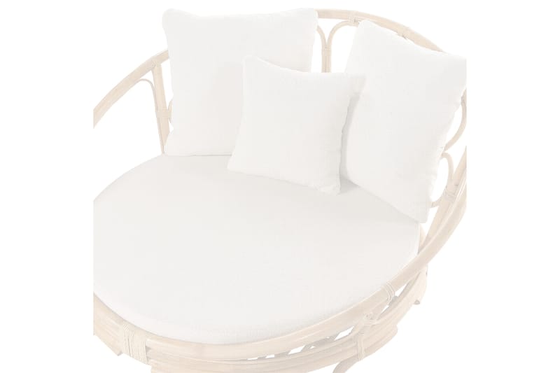 Aurinkotuolisetti 2 kpl Rossano - Luonnollinen, beige - Puutarhakalusteet - Puutarhatuoli - Ulkotilan nojatuolit