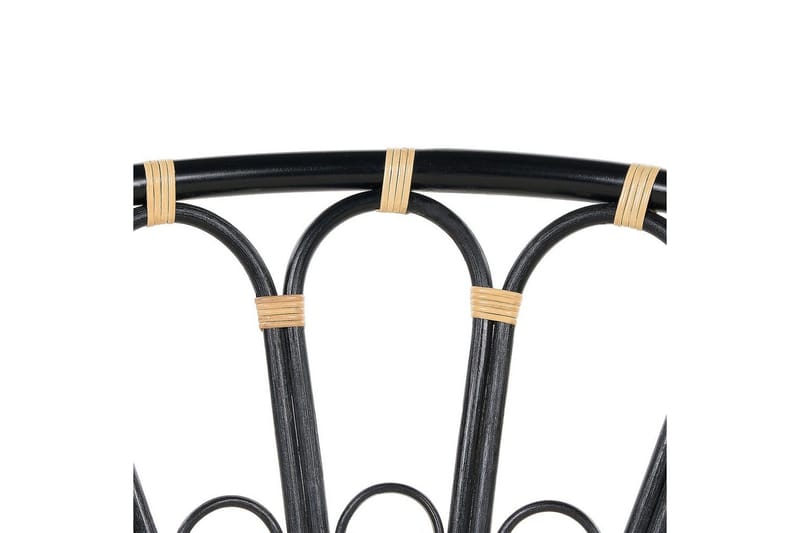 Aurinkotuolisetti 2 kpl Rossano - Musta, beige - Puutarhakalusteet - Puutarhatuoli - Ulkotilan nojatuolit