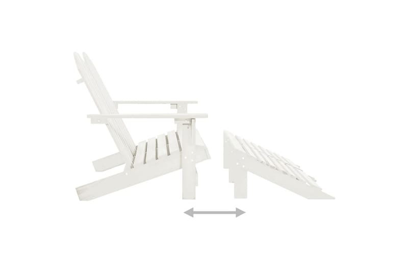 2-istuttava Adirondack-puutarhatuoli/rahi täysi kuusi - Puutarhakalusteet - Puutarhatuoli - Aurinkotuoli