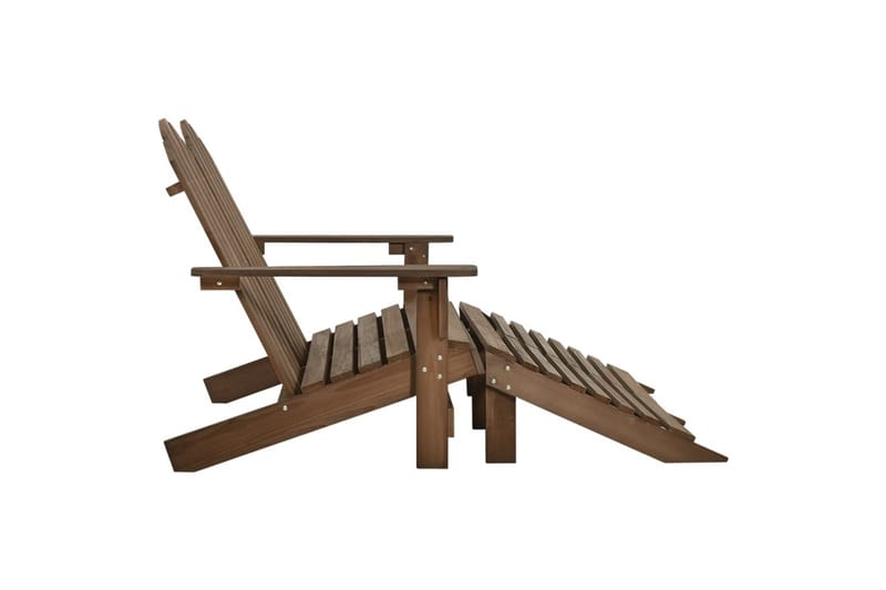 2-istuttava Adirondack-puutarhatuoli/rahi täysi kuusi ruskea - Puutarhakalusteet - Puutarhatuoli - Aurinkotuoli