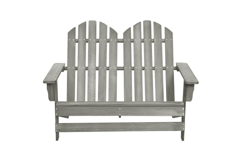 2-istuttava Adirondack-puutarhatuoli täysi kuusi harmaa - Puutarhakalusteet - Puutarhatuoli - Aurinkotuoli