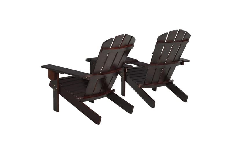Adirondack-puutarhatuoli täysi kuusi ruskea - Ruskea - Puutarhakalusteet - Puutarhatuoli - Aurinkotuoli