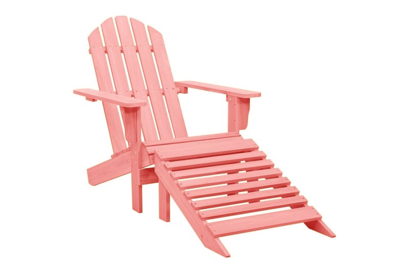 Adirondack-puutarhatuoli rahilla täysi kuusi pinkki - Puutarhakalusteet - Puutarhatuoli - Aurinkotuoli
