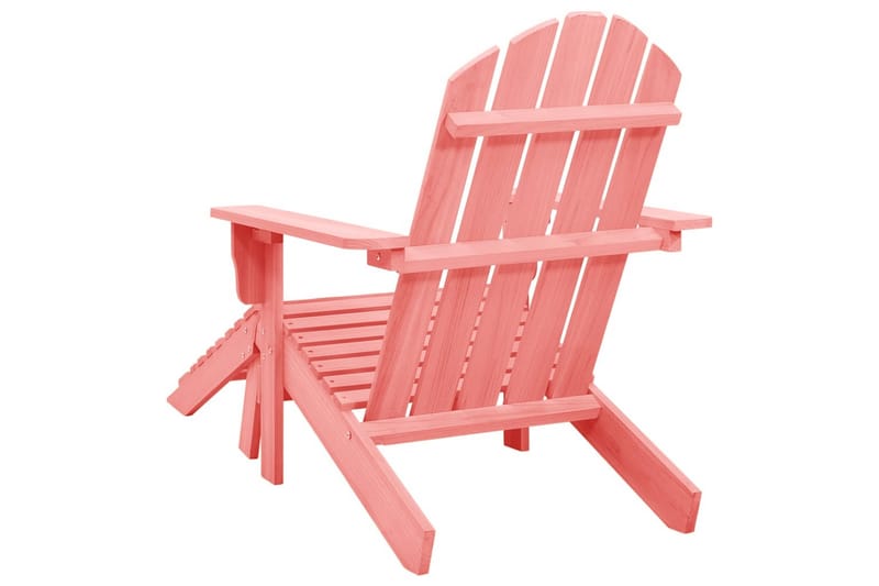 Adirondack-puutarhatuoli rahilla täysi kuusi pinkki - Puutarhakalusteet - Puutarhatuoli - Aurinkotuoli
