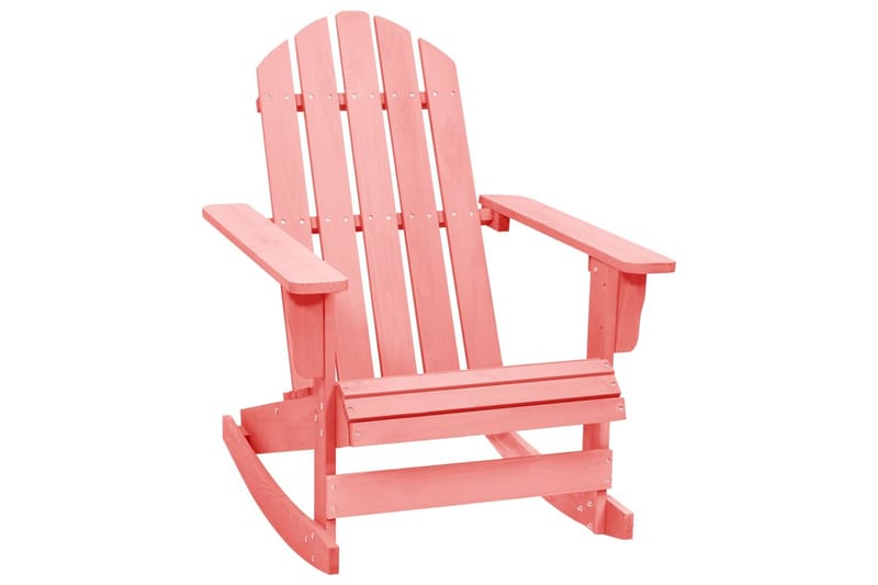 Adirondack-puutarhan keinutuoli täysi kuusi pinkki - Puutarhakalusteet - Puutarhatuoli - Aurinkotuoli