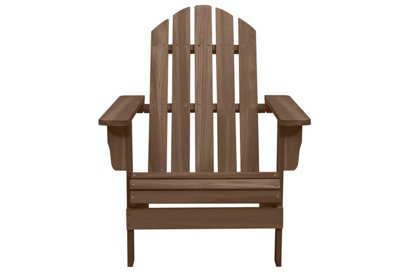 Adirondack-puutarhatuoli pöydällä täysi kuusi ruskea - Puutarhakalusteet - Puutarhatuoli - Aurinkotuoli