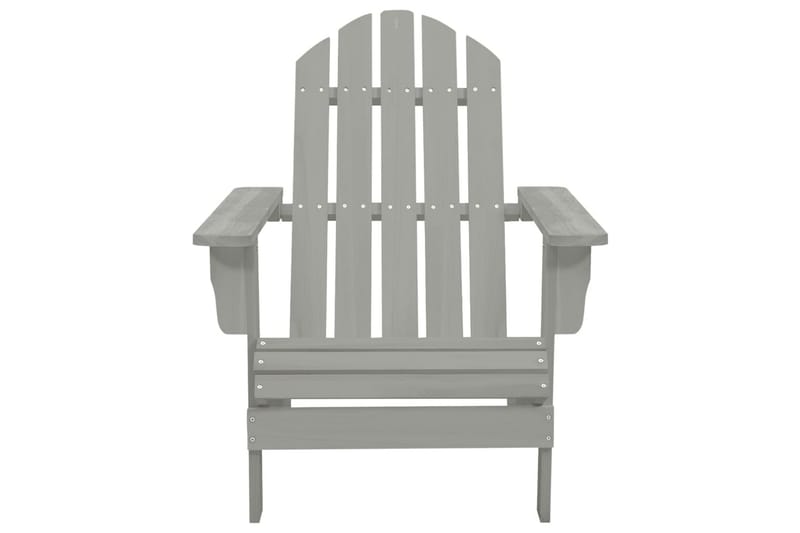 Adirondack-puutarhatuoli pöydällä täysi kuusi harmaa - Puutarhakalusteet - Puutarhatuoli - Aurinkotuoli