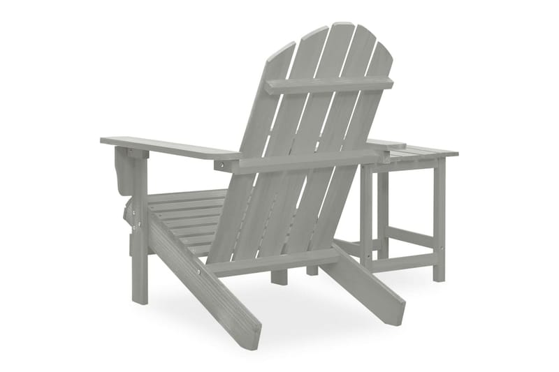 Adirondack-puutarhatuoli pöydällä täysi kuusi harmaa - Puutarhakalusteet - Puutarhatuoli - Aurinkotuoli