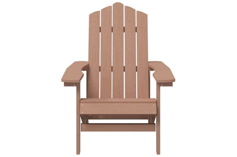 Adirondack puutarhatuoli HDPE ruskea - Ruskea - Puutarhakalusteet - Puutarhatuoli - Aurinkotuoli
