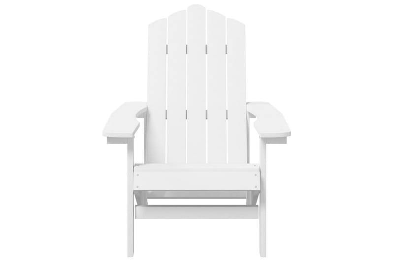 Adirondack puutarhatuoli HDPE valkoinen - Valkoinen - Puutarhakalusteet - Puutarhatuoli - Aurinkotuoli