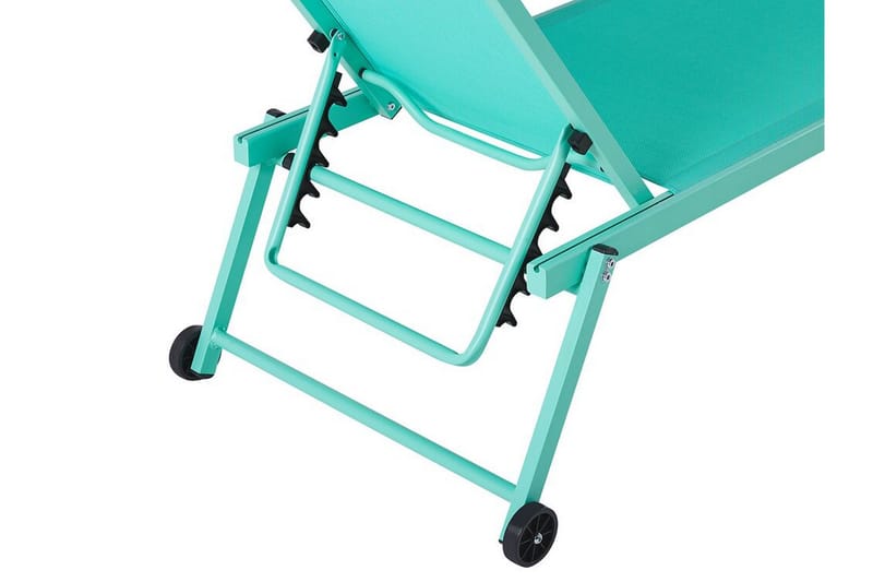 Aurinkosänky Turkoosi PORTOFINO - Vihreä - Puutarhakalusteet - Puutarhatuoli - Aurinkosänky & aurinkovaunu