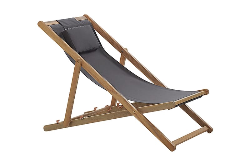 Aurinkotuoli Doune - Ruskea - Puutarhakalusteet - Puutarhatuoli - Aurinkotuoli