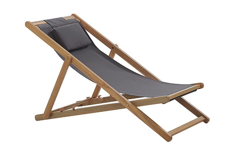 Aurinkotuoli Doune - Ruskea - Puutarhakalusteet - Puutarhatuoli - Aurinkotuoli