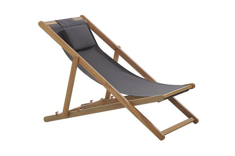 Aurinkotuoli Doune - Ruskea - Puutarhakalusteet - Puutarhatuoli - Aurinkotuoli