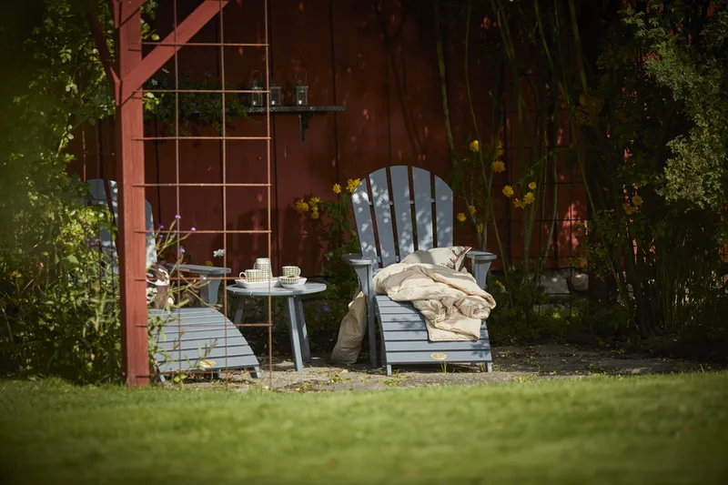 Aurinkotuoli Hillerstorp Tennessee - Harmaa - Puutarhakalusteet - Puutarhatuoli - Aurinkotuoli