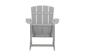 Kansituoli Adirondack 88x75x88 cm - Harmaa - Puutarhakalusteet - Puutarhatuoli - Aurinkotuoli