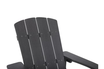 Kansituoli Adirondack 88x75x88 cm - Harmaa - Puutarhakalusteet - Puutarhatuoli - Aurinkotuoli