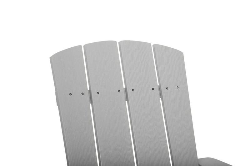 Kansituoli Adirondack 88x75x88 cm - Harmaa - Puutarhakalusteet - Puutarhatuoli - Aurinkotuoli