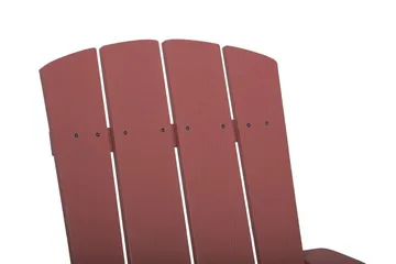 Kansituoli Adirondack 88x75x88 cm - Punainen - Puutarhakalusteet - Puutarhatuoli - Aurinkotuoli