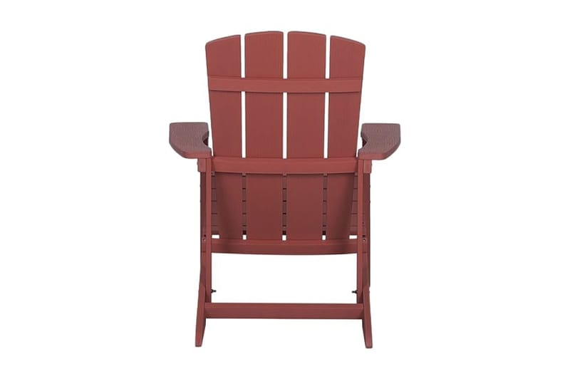 Kansituoli Adirondack 88x75x88 cm - Punainen - Puutarhakalusteet - Puutarhatuoli - Aurinkotuoli