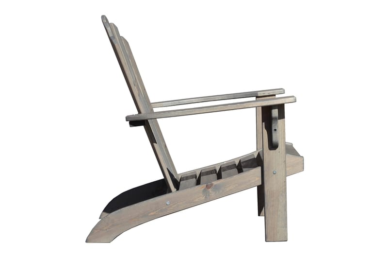 Kansituoli Cranston - Harmaa - Puutarhakalusteet - Puutarhatuoli - Aurinkotuoli