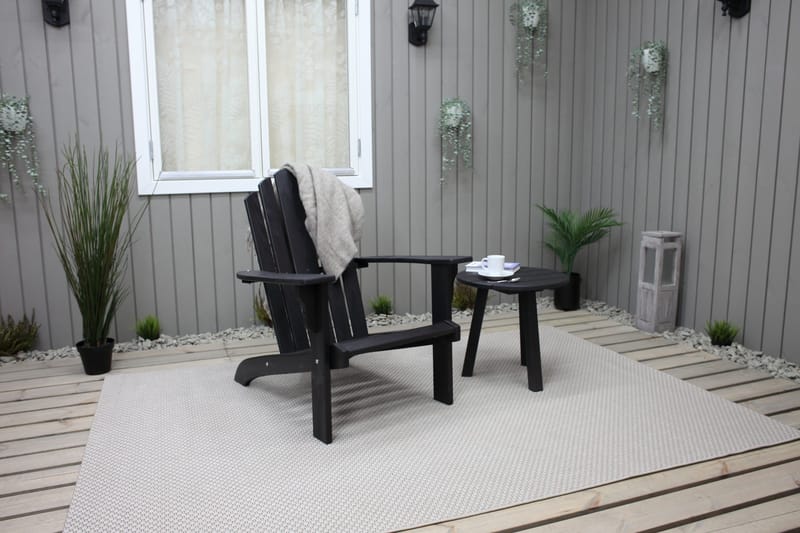 Kansituoli Cranston - Kahvimusta - Puutarhakalusteet - Puutarhatuoli - Aurinkotuoli