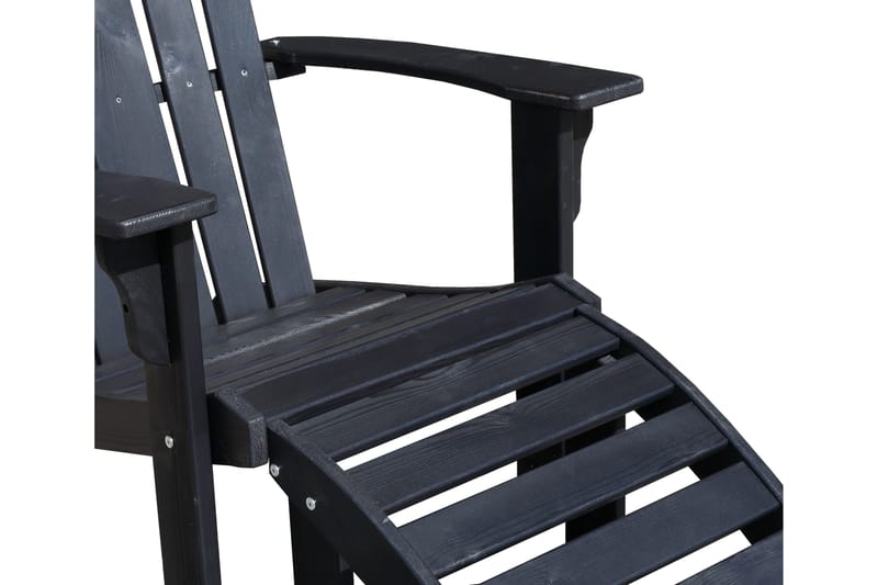 Kansituoli Cranston - Kahvimusta - Puutarhakalusteet - Puutarhatuoli - Aurinkotuoli